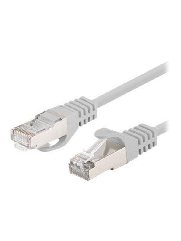 Lanberg patch cable - 25 cm - grey RAL 7035 - Grau