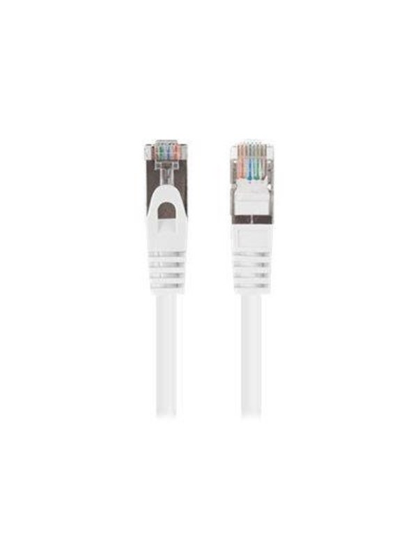 Lanberg patch cable - 25 cm - white RAL 9010 - Wei
