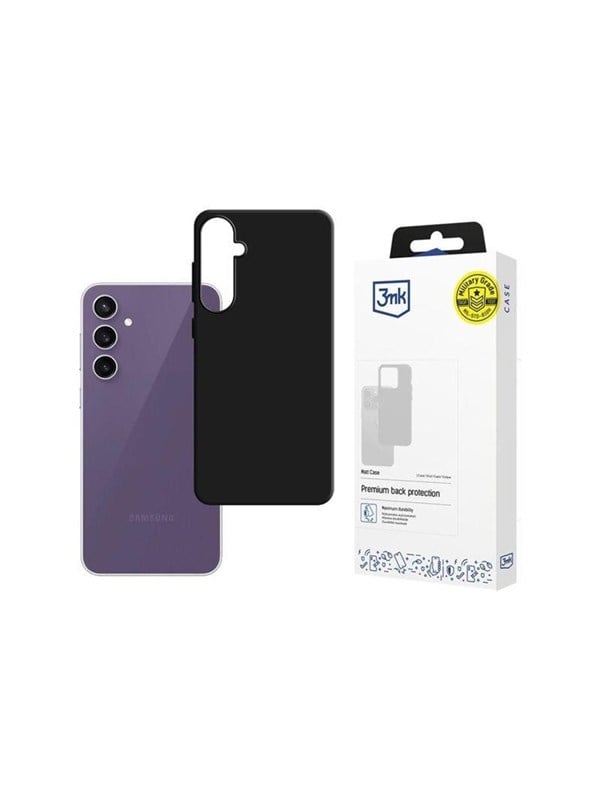 Hülle für Samsung Galaxy S24 FE S721, 3MK, Matt Schwarz