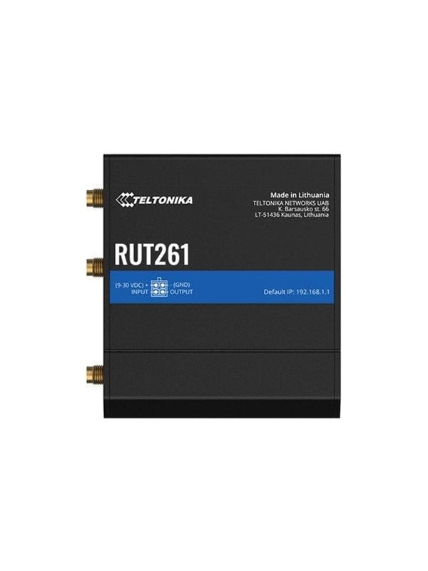Teltonika RUT261 CAT 6 LTE Router RUT261AAAAA0  Standard package with EU PSU - Wireless router LTE