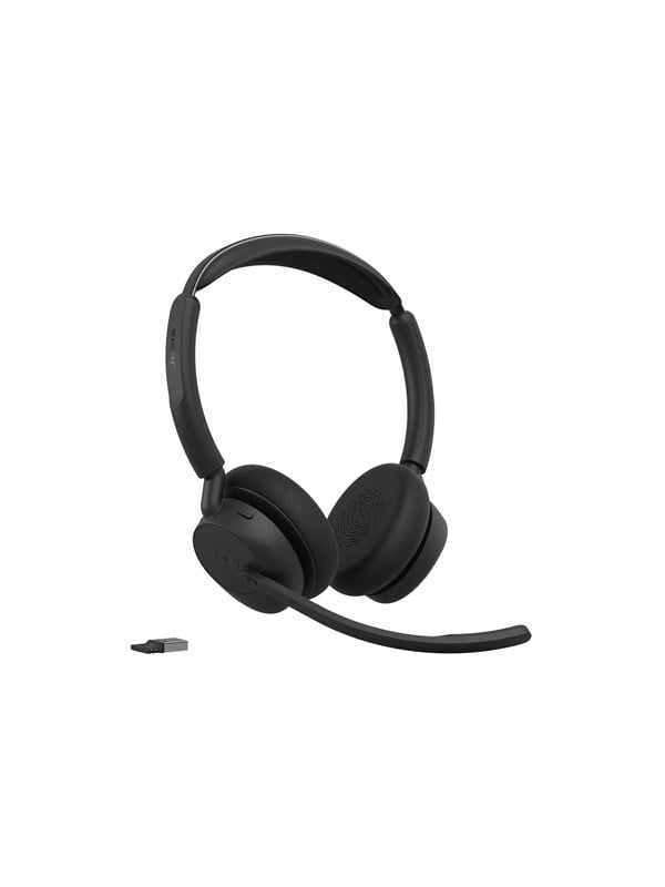 Jabra Evolve3 45 MS Stereo (Kabellos, USB-A, Microsoft Teams), Office Headset, Schwarz - Bild 5