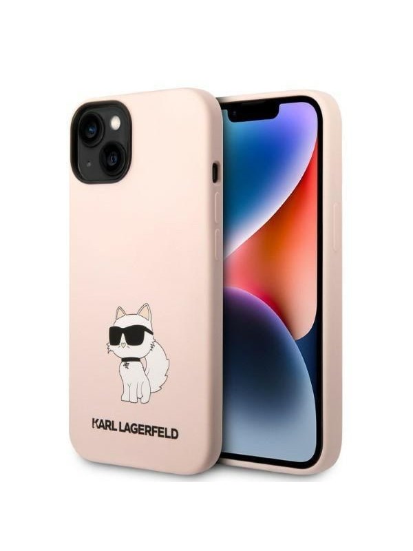 Karl Lagerfeld KLHCP14MSNCHBCP iPhone 14 Plus 6.7" hardcase pink/pink Silicone Choupette
