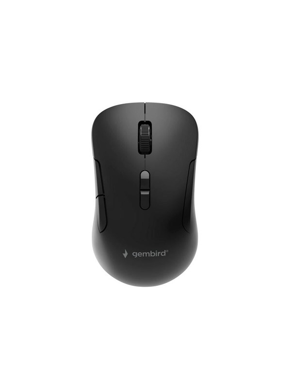 Maus Gembird MUSW2-7B-01 RF Wireless Bluetooth 1600 DPI Schwarz Wiederaufladbar