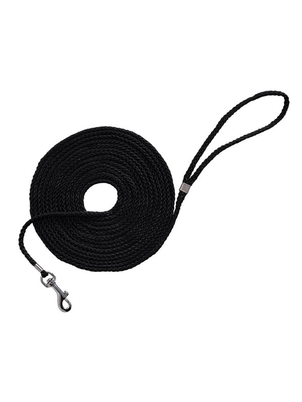 Nobby Runde Schleppleine Schwarz 15 m