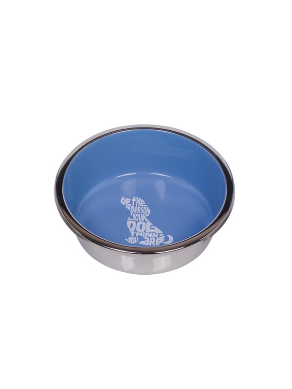 Nobby Edelstahlnapf Wise rutschfest 900 ml Blau