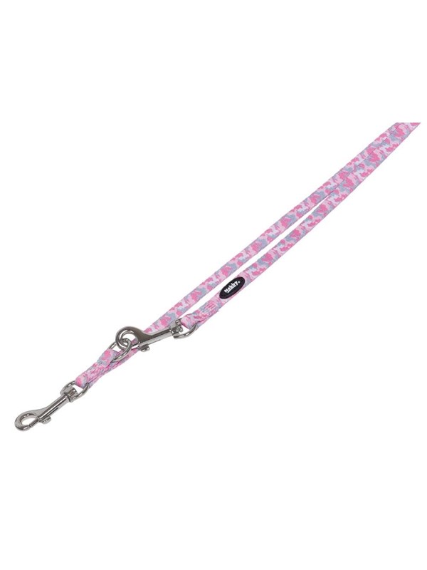 Nobby Dressurleine Camouflage Rosa
