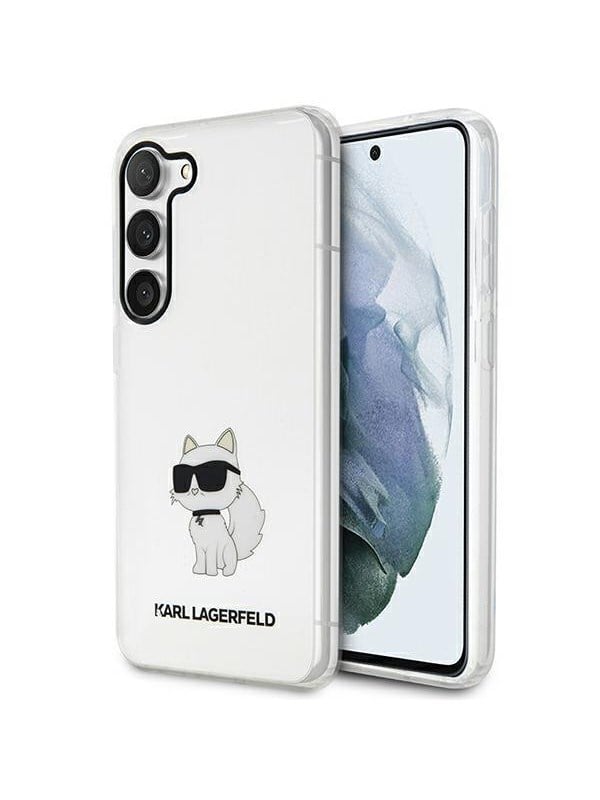 Image of Karl Lagerfeld KLHCS23SHNCHTCT S23 S911 transparent hardcase Ikonik Choupette