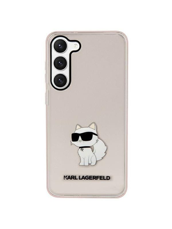 Image of Karl Lagerfeld KLHCS23MHNCHTCP S23+ S916 pink/pink hardcase Ikonik Choupette