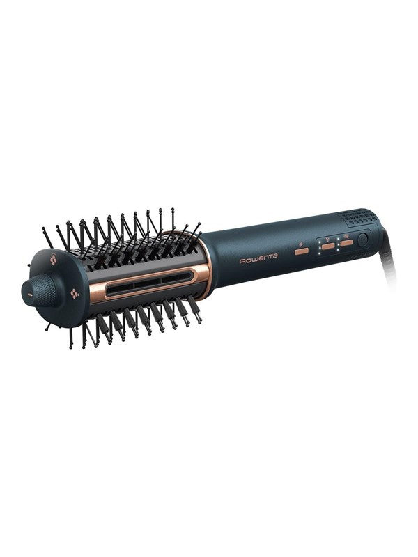 Rowenta Haartrockner / Föhne Air Brush 3D UB9720E0 - hair straightening brush/hair dryer - dark blue/copper - 1100 W