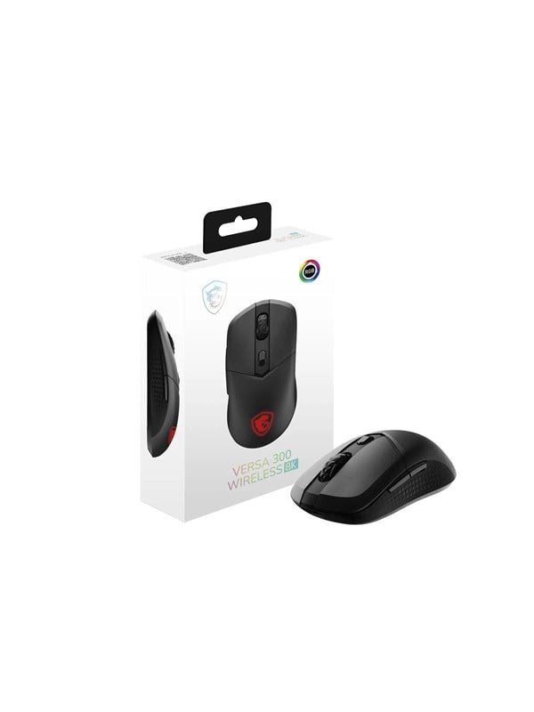 MSI VERSA 300 8K - mouse - 24 GHz Bluetooth 53 USB 20 - Maus Schwarz - Bild 3