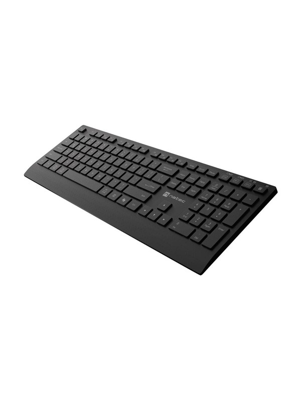 Natec Stingray 2 - keyboard and mouse set full size - QWERTY - US - black Input Device - Tastatur  Maus Set - Englisch US - Schwarz