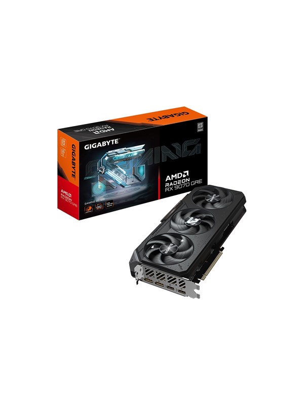 GigaByte Radeon RX 9070 GRE Gaming OC Grafikkarte - 12GB GDDR6, 2x HDMI, 2x DP