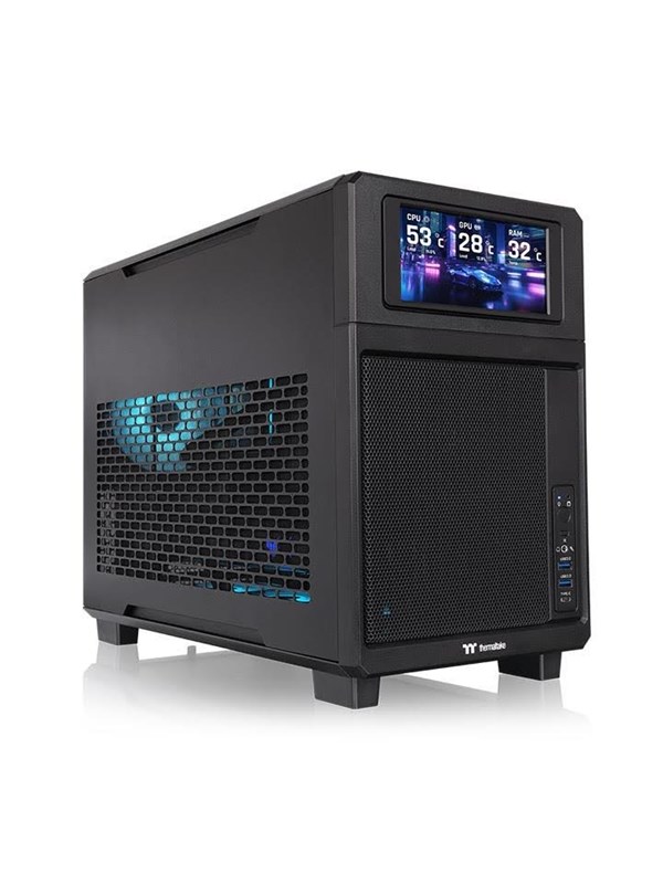 Thermaltake TR200 WS - Gehäuse - Minitower - Schwarz