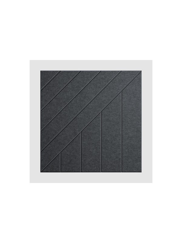 Middle Atlantic TruTile - acoustic wall panel - square - 6033 x 6033 cm - hazel wood