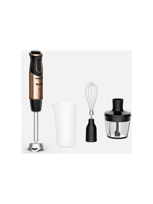 Tefal Stabmixer Quickchef HB656G10 - hand blender - blackcoppertinto - 1000 W