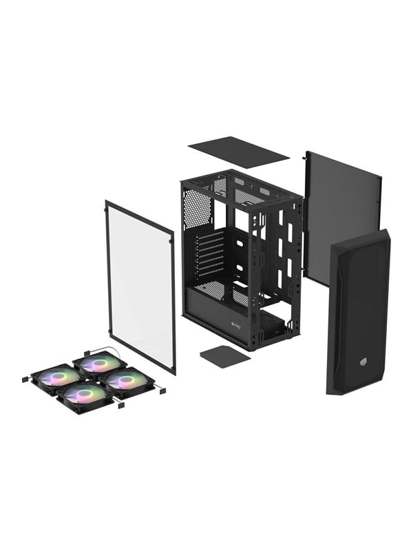 Natec Fury SHOBO SH8F ARGB - Gehuse - Tower - Schwarz