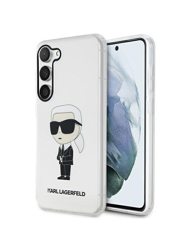 Image of Karl Lagerfeld KLHCS23SHNIKTCT S23 S911 transparent hardcase Ikonik