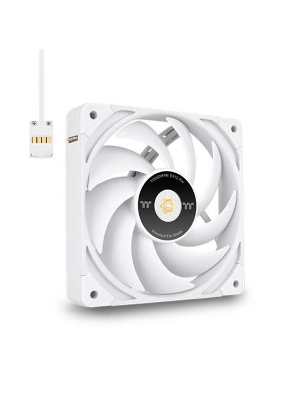 Thermaltake TOUGHFAN EX12 Pro White PWM Fan - Swappable Edition (3 Pac