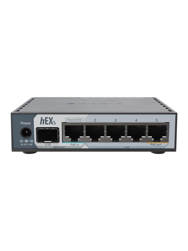 Router Mikrotik E60IUGS Ethernet Gigabit 2,5Gbps PoE USB 3.2 Schwarz