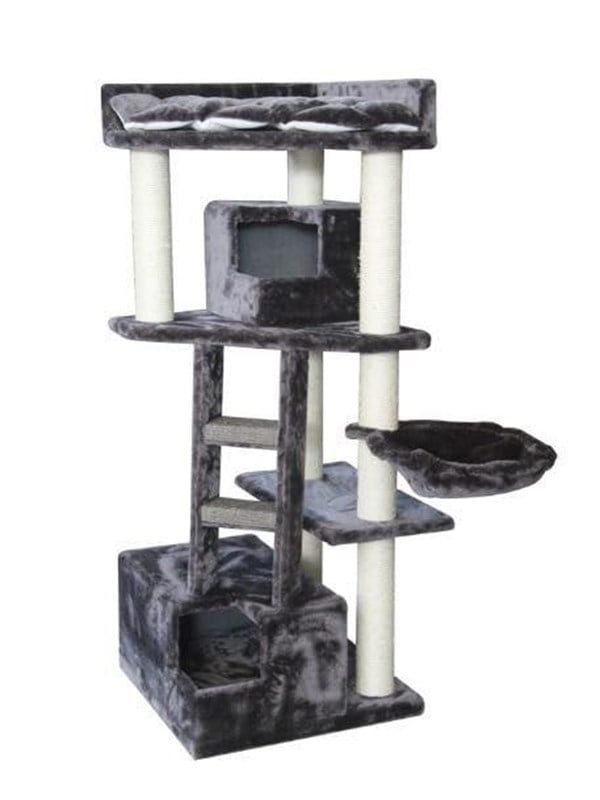 NAYECO Cat Scratcher OLIMPO Grey 55 x 55 x 138 cm