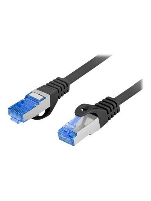 Lanberg patch cable - 5 m - black RAL 9004 - Schwarz