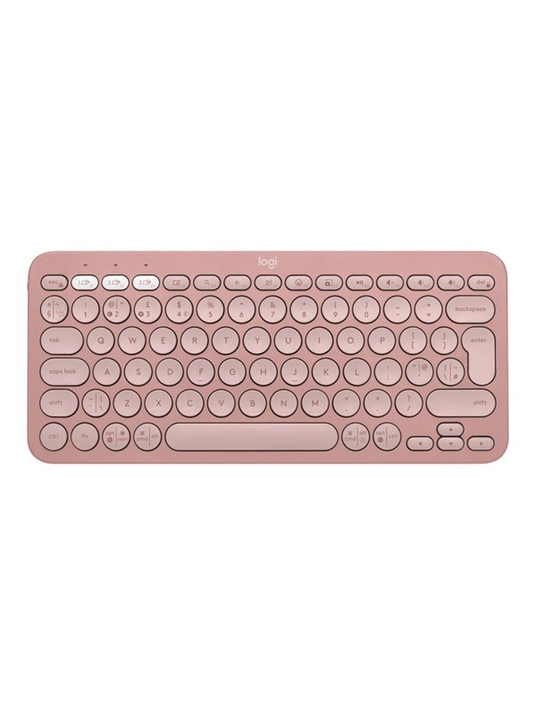 Logitech Pebble Keys 2 K380s - Tastatur - Englisch UK - Pink