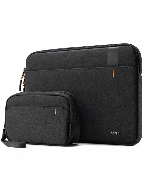 Inateck EdgeKeeper LB01011 - 13 MacBook Sleeve  360 Protection  Accessory Pouch  Black