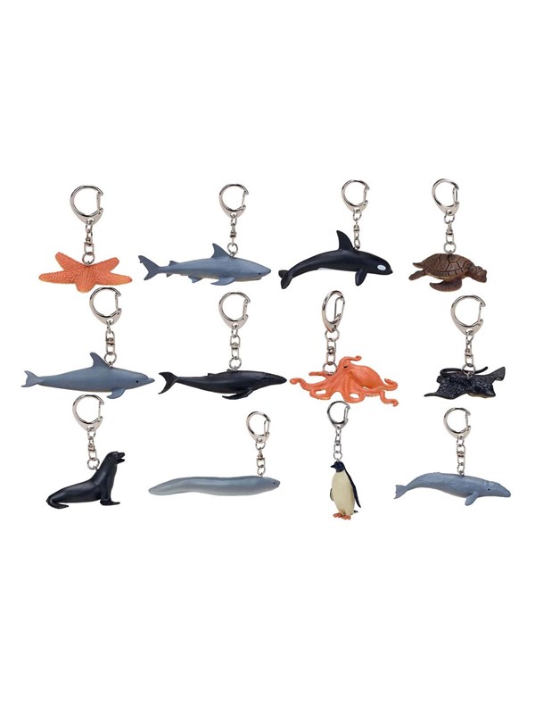Mojo Sealife Keychains 36 pcs - 387429