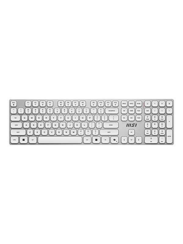MSI FORGE K210 COMBO - Tastatur  Maus Set - Deutsch - Weiss