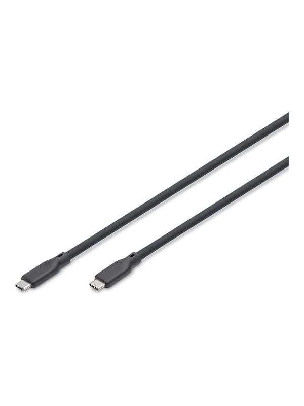 Assmann DIGITUS USB Silikon Kabel, USB4 V 2.0, USB 80Gbps, 1,5m, schw.