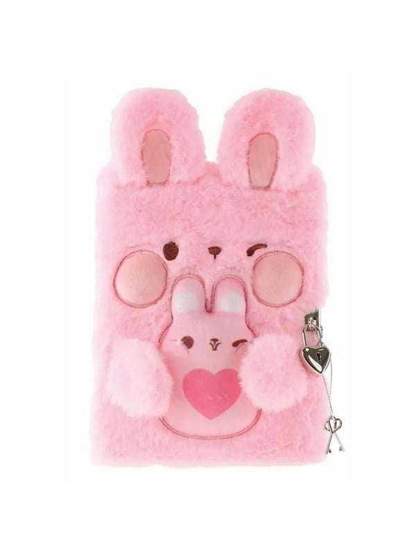 Tinka tagebuch plsch kaninchen rosa tinka