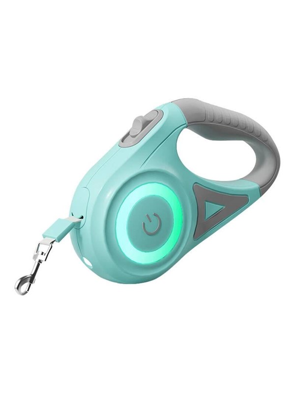 Rojeco Automatic Dog Leash with LED Light 5 m - Green