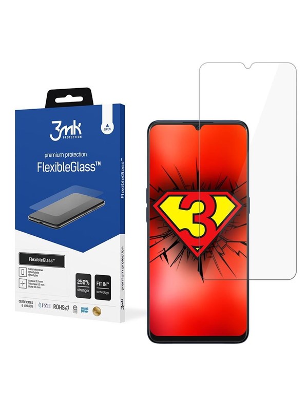 Hybridglas 3MK Oppo A91 FlexibeGlass™