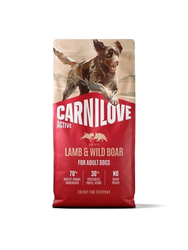 Carnilove Active Dog Adult Lamb&Wild Boar - dry dog food - 12kg