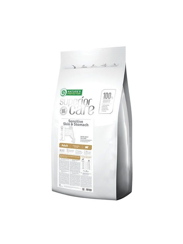 Natures Protection Superior Care Skin  Stomach Adult Small Lamm - Trockenfutter fr Hunde - 10 kg