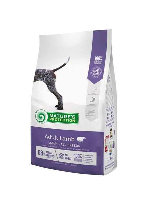 Natures Protection Adult Lamm - Trockenfutter fr Hunde - 12kg