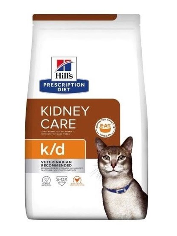 Hills PRESCRIPTION DIET Feline kd Kidney Care Trockenfutter fr Katzen Huhn 3 kg