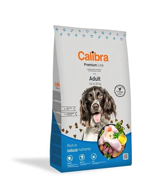Calibra Premium Line Adult Chicken - Trockenfutter für Hunde - 12kg