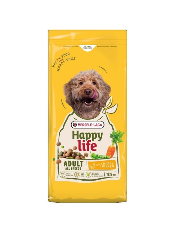 VERSELE-LAGA Happy life Chicken - Trockenfutter fr Hunde - 125kg