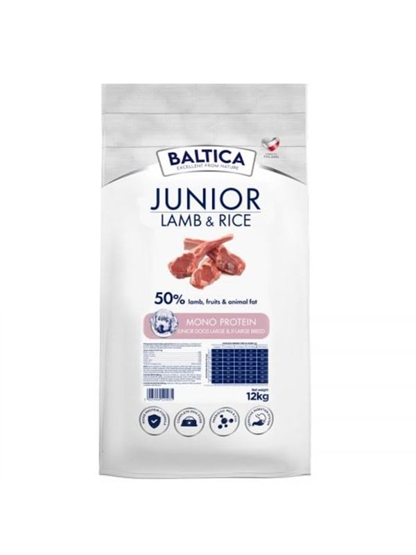 BALTICA Nutraceutic Puppy Monoprotein Lamm mit Reis - Trockenfutter fr Hunde - 12kg