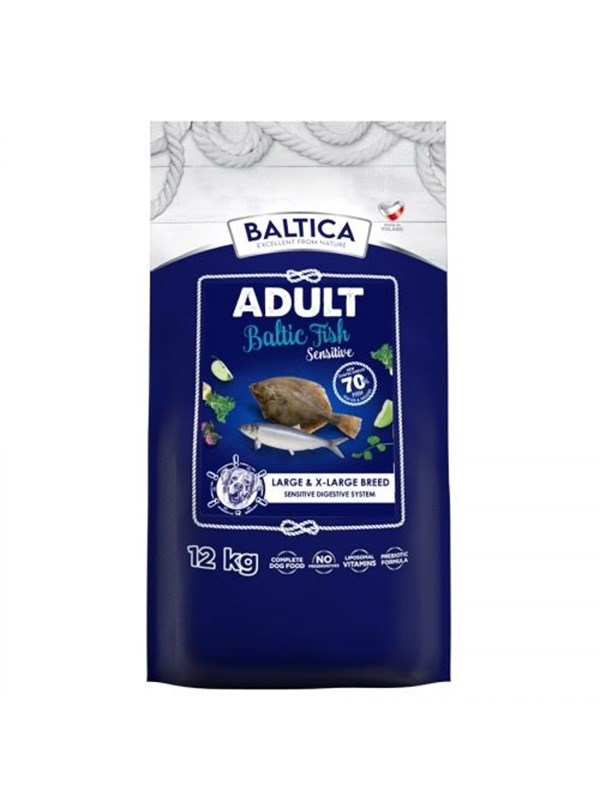 BALTICA Excellent Sensitive Baltischer Fisch Groe und X-large Rassen - Trockenfutter fr Hunde - 12kg