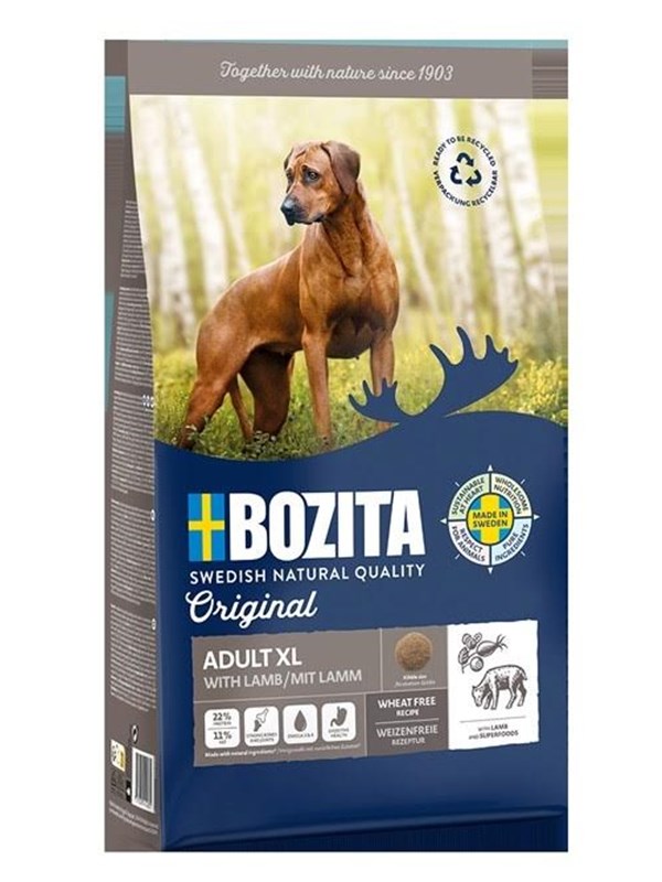 BOZITA Original Adult XL Lamb - Trockenfutter für Hunde - 12kg