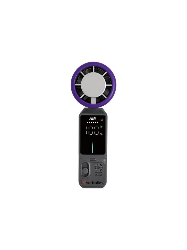 Mini-Handventilator Verbatim 32349 10W 11000 RPM 3000mAh Akku Tragbar