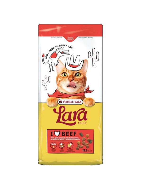 VERSELE-LAGA Lara Beef - Trockenfutter fr Katzen - 125kg