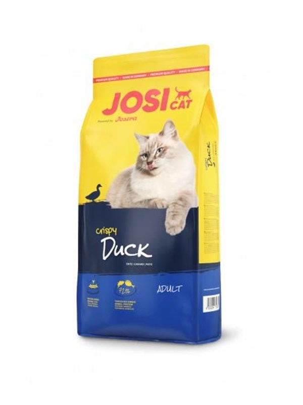 JOSERA JosiCat Crispy Duck - Trockenfutter fr Katzen - 10 kg