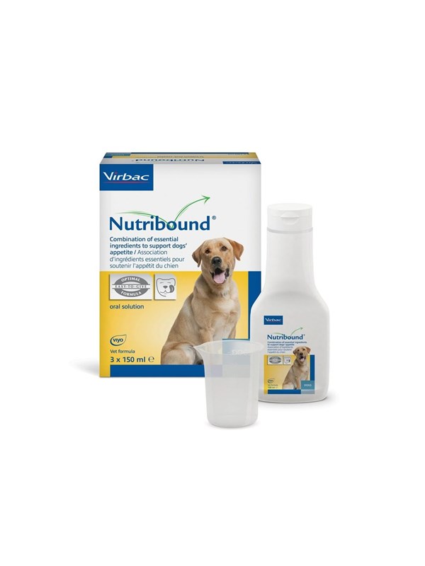 VIRBAC Nutribound Convalescence - Nahrungsergnzung fr Hunde - 3x150ml