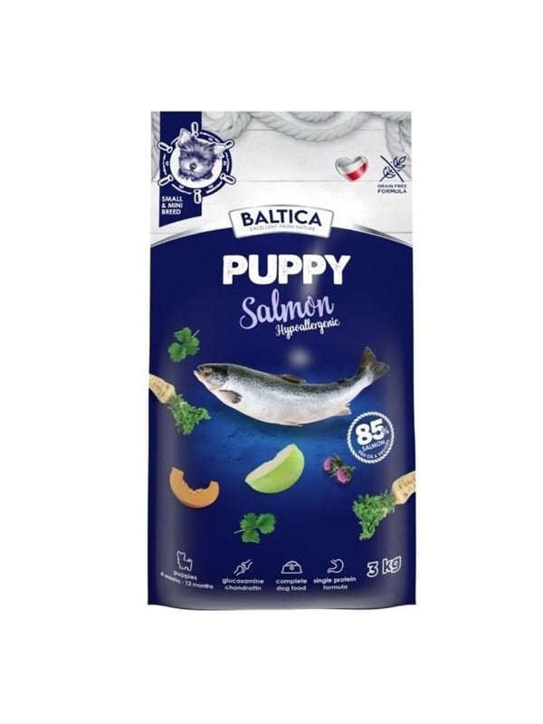 BALTICA Excellent Puppy Salmon Hypoallergenic Small breeds - Trockenfutter fr Hunde - 3kg