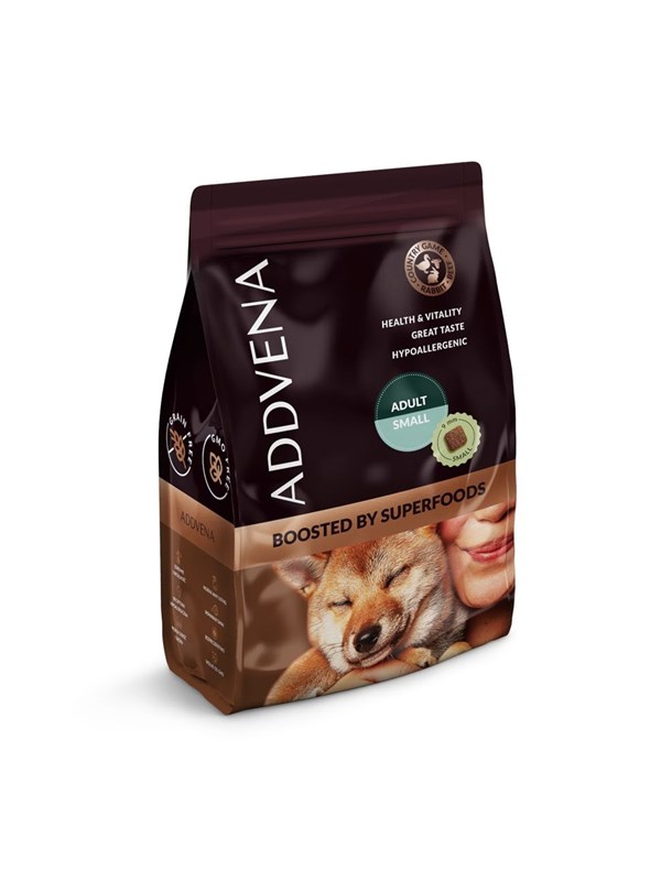 ADDVENA Boosted by superfoods Adult Small Beef - Trockenfutter fr Hunde - 25kg