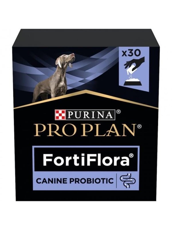 PURINA NESTLE Pro Plan FortiFlora - Ergnzungsfuttermittel fr Hunde - 30 x 1g