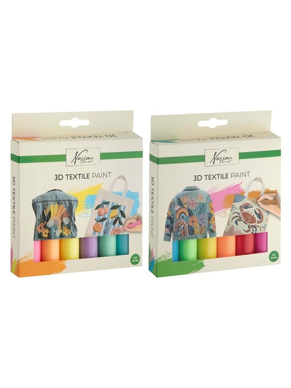 Creative Craft Group Nassau 3D Fabric Paint Set - 6 pcs